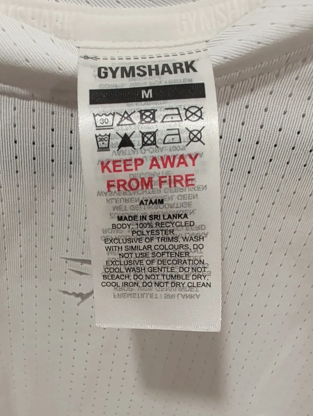 Gymshark lightweight white